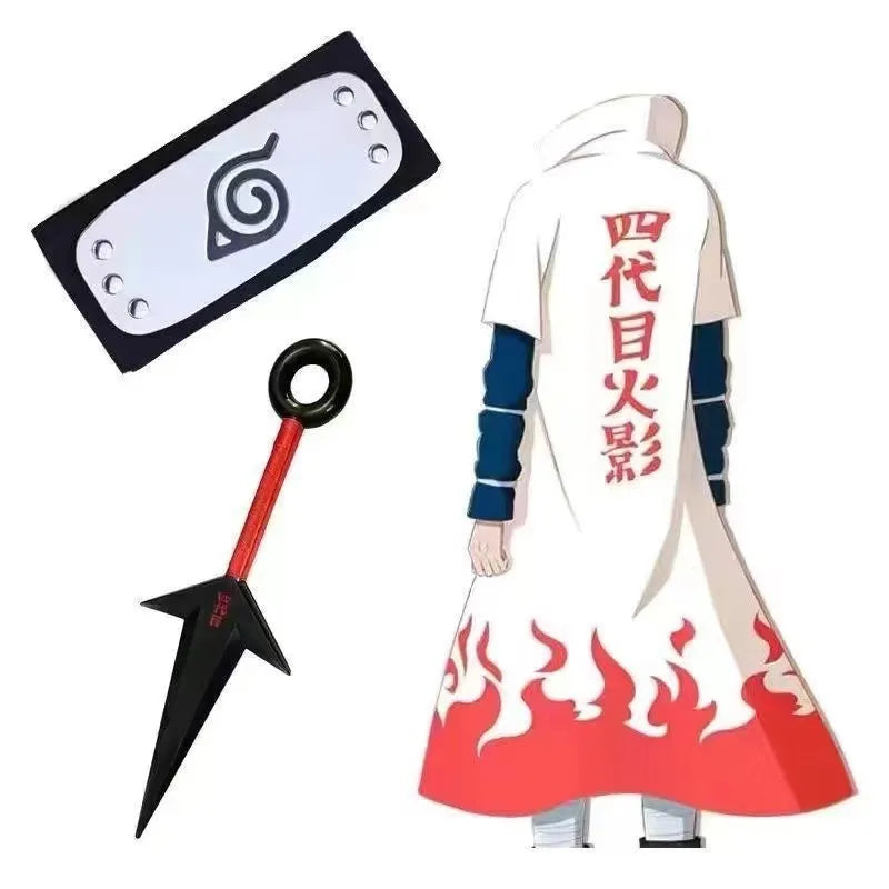 Naruto Akatsuki Itachi Cosplay Cloak & Headband Set