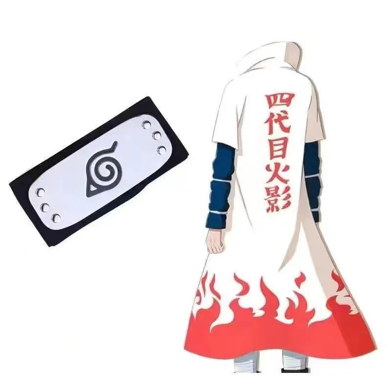 Naruto Akatsuki Itachi Cosplay Cloak & Headband Set