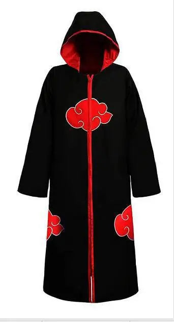 Naruto Akatsuki Itachi Cosplay Cloak & Headband Set