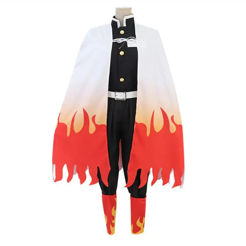 Demon Slayer Rengoku Kyojuro Flame Hashira Cosplay Costume