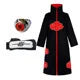 Naruto Akatsuki Itachi Cosplay Cloak & Headband Set