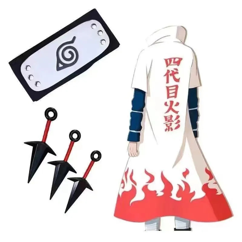 Naruto Akatsuki Itachi Cosplay Cloak & Headband Set