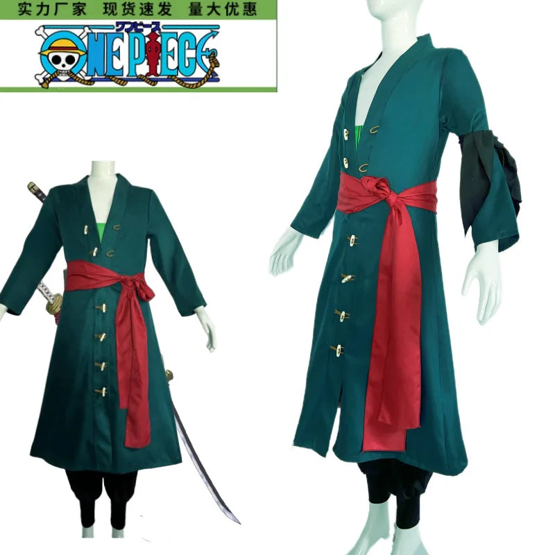 Wano Country Roronoa Of Zoro Cosplay Kimono