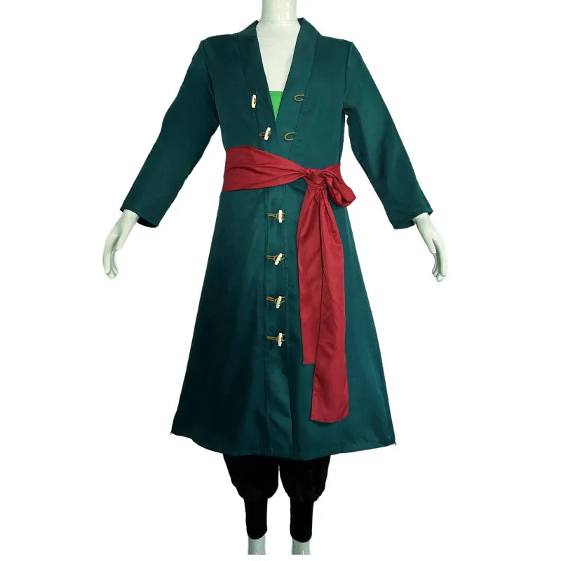 Wano Country Roronoa Of Zoro Cosplay Kimono